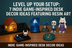 7 Indie Game-Inspired Decor Ideas Featuring Resin Art