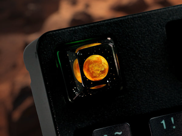 Handmade Mars Planet Resin Keycap (Cherry MX)