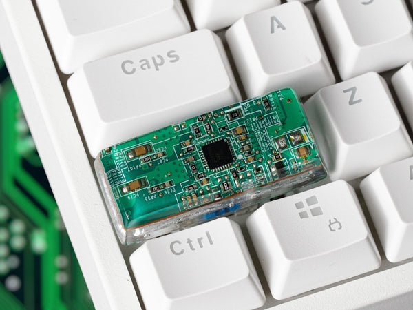 Circuit Board Chip Shift Resin Keycap (Cherry MX)