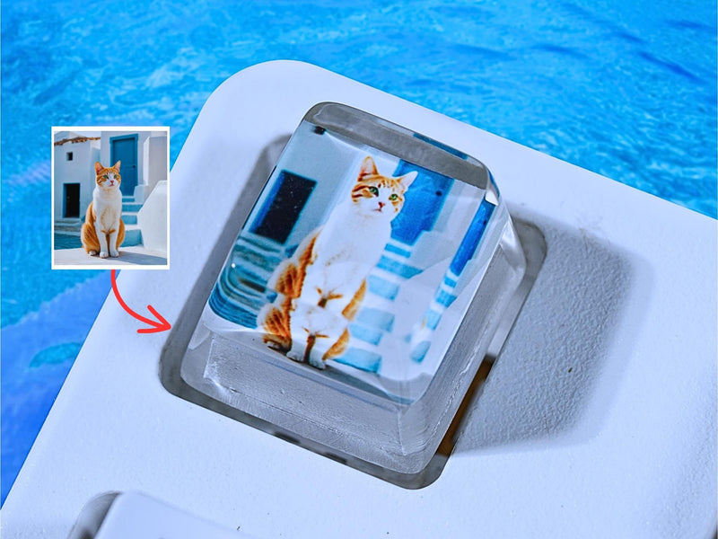 Custom Photo Personalized Resin Keycap (Cherry MX)