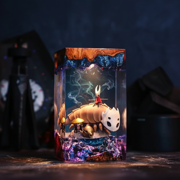 Gamer Night Light Decor Handmade Resin Lamp for Gaming Setup