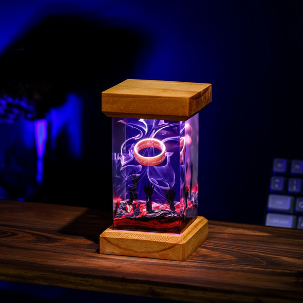 Rings Resin Lamp Room Decor Night Light Film Inspired