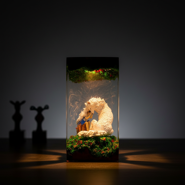 Anime Style Decor Resin Lamp Night Light Birthday Gift