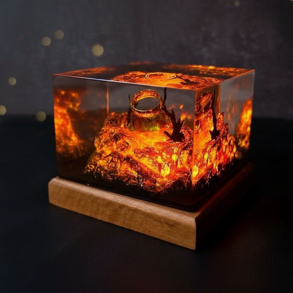 Ring Resin Lamp Movie Inspired Night Light Decoration Gift House-warming