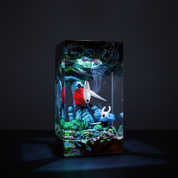 Aesthetic Gamer Room Light Handmade Resin Gaming Character Lamp